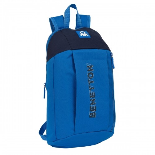Casual Backpack Benetton Deep water Blue 10 L image 1