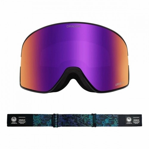 Ski Goggles Snowboard Dragon Alliance Pxv2 Lumalens Midnight Black Grey image 1