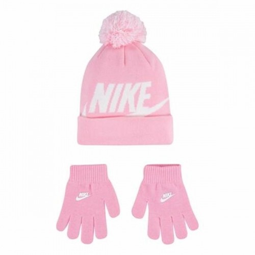 Шапка с перчатками Nike Swoosh Розовый image 1