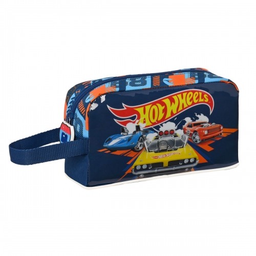Термическая коробочка для завтрака Hot Wheels Speed club 21.5 x 12 x 6.5 cm Оранжевый Тёмно Синий image 1