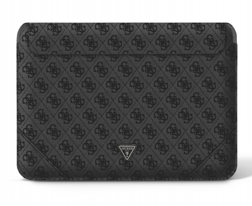 Guess PU 4G Triangle Metal Logo Computer Sleeve 13|14" Black image 1