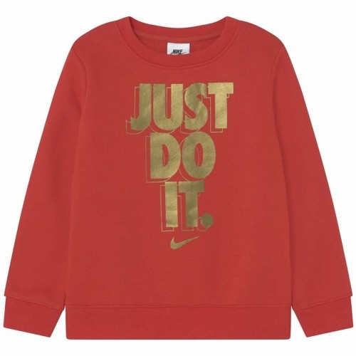 Children’s Sweatshirt without Hood Nike Gifting Red image 1