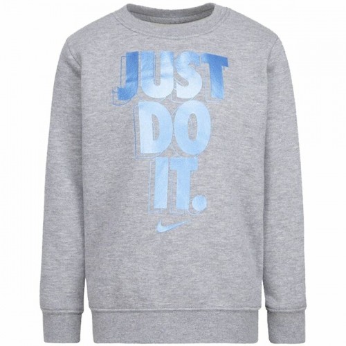 Children’s Sweatshirt without Hood Nike Gifting Grey image 1