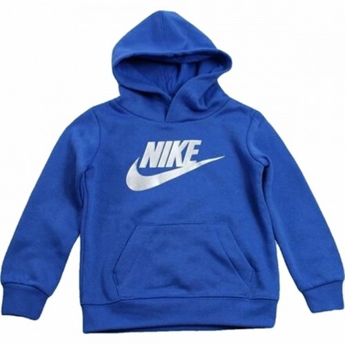 Children’s Hoodie Nike Metallic HBR Gifting Blue image 1