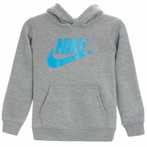 Children’s Sweatshirt without Hood Nike Metallic HBR Gifting Grey image 1