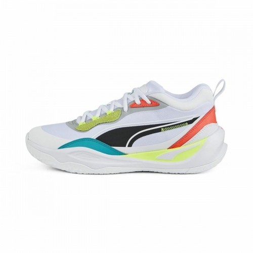 Basketball Shoes for Adults Puma Playmaker Pro White image 1