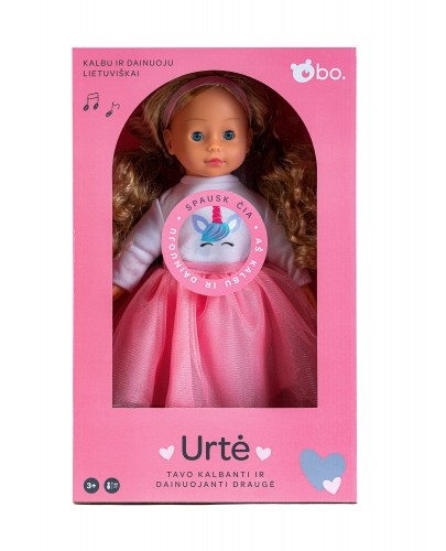 bo. Интерактивная кукла "Urte" (разговаривает на литовском языке), 40 см image 1