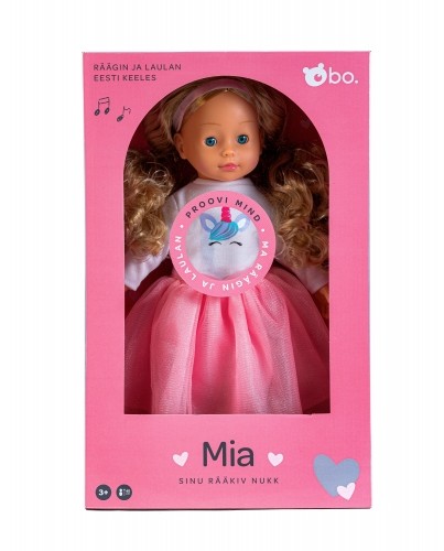 bo. Интерактивная кукла "Mia" (разговаривает на эстонском языке), 40 см image 1