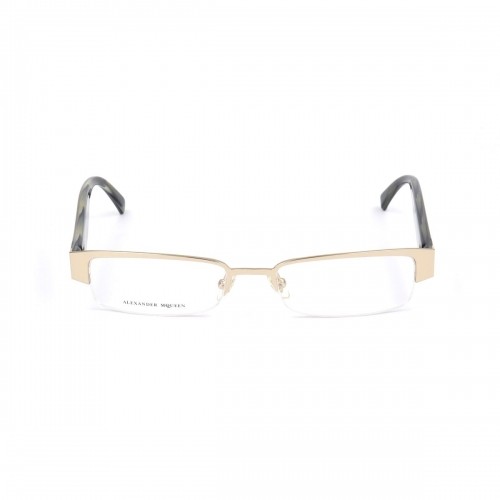 Unisex' Spectacle frame Alexander McQueen AMQ-4159-R2E Golden Ø 51 mm image 1