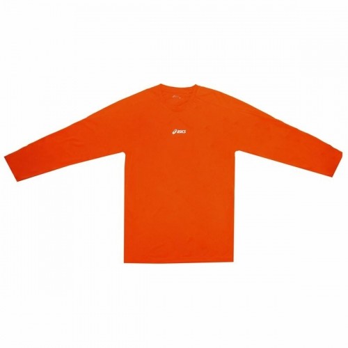 Vīriešu Krekls ar Garām Piedurknēm Asics Hermes Oranžs image 1