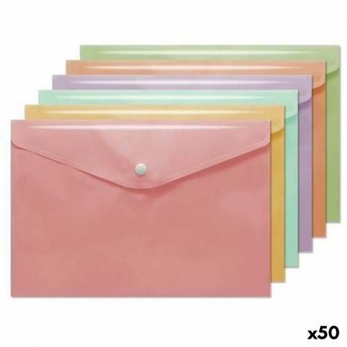 конверты Bismark Портфель 32,5 x 23 cm Пирог полипропилен 50 штук image 1