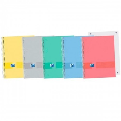 Notebook Oxford &You Europeanbook 0 Hard cover Multicolour A5 5 Pieces 80 Sheets image 1
