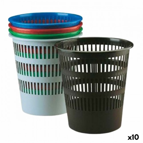 Rubbish bin Faibo Multicolour polypropylene 12 L (9Units) image 1