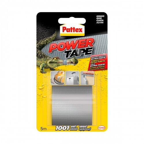 Американская лента Pattex power tape Серый (5 m x 50 cm) image 1