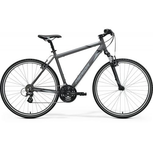 Merida Crossway 10-V / Pelēka / Melna / 52 cm  / M - L image 1