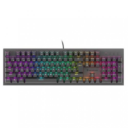 Genesis THOR 303, Mechanical Gaming Keyboard, RGB LED light, US, Black, Wired, USB Type-A image 1