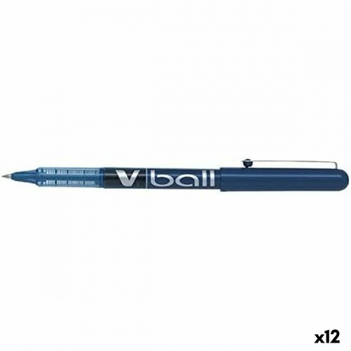 Šķidrās tintes pildspalva Pilot Roller V-Ball Zils 0,3 mm (12 gb.) image 1