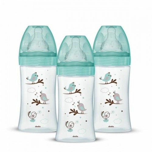 Set of baby's bottles Dodie 3 uds image 1