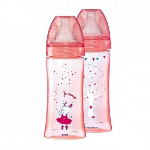 Set of baby's bottles Dodie 3700763537061 2 uds (330 ml) image 1