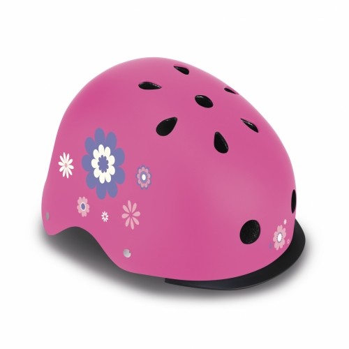 GLOBBER helmet Elite Lights Flowers, pink, 507-310 image 1