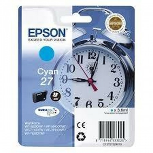 Картридж с оригинальными чернилами Epson 27 Циановый image 1