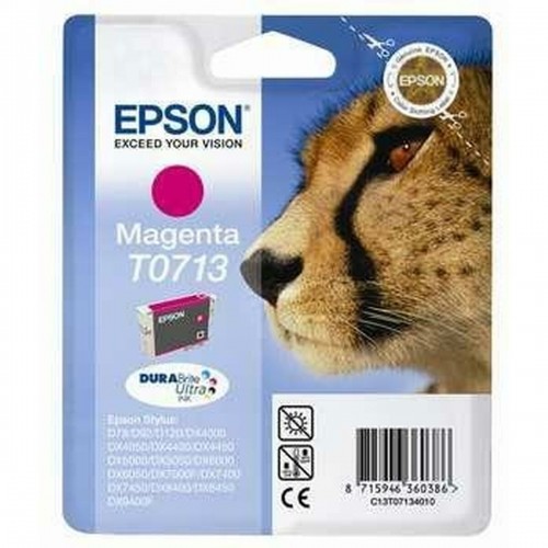 Картридж с оригинальными чернилами Epson T0713 Розовый image 1