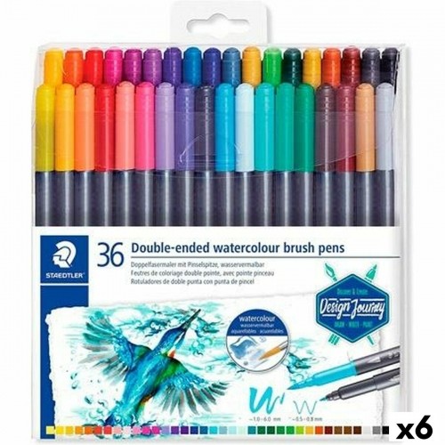 Set of Felt Tip Pens Staedtler Design Journey (6 Pieces) (6 Units) image 1