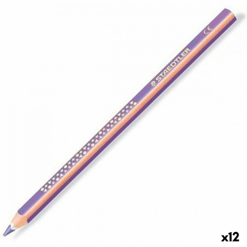 Colouring pencils Staedtler Jumbo Noris Purple (12 Units) image 1