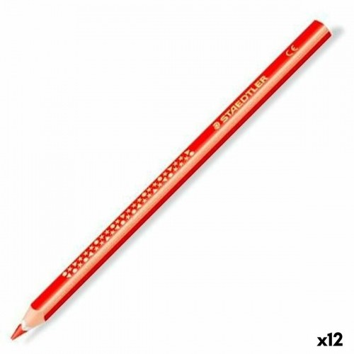Colouring pencils Staedtler Jumbo Noris Red (12 Units) image 1