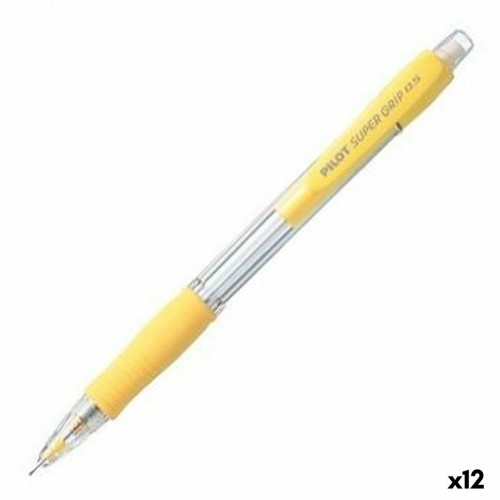 Механический карандаш Pilot Super Grip Жёлтый 0,5 mm (12 штук) image 1