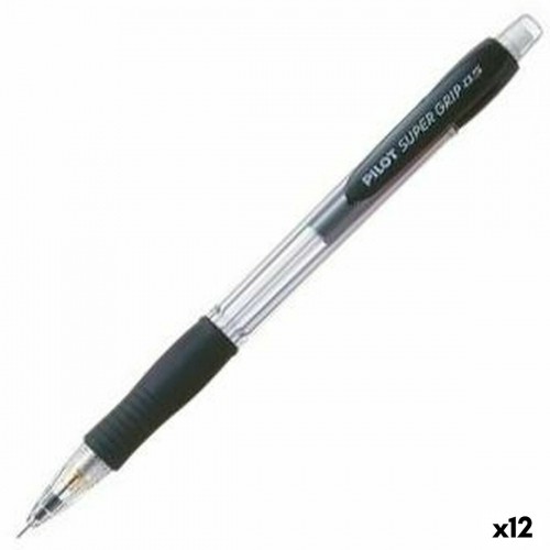 Механический карандаш Pilot Super Grip Чёрный 0,5 mm (12 штук) image 1