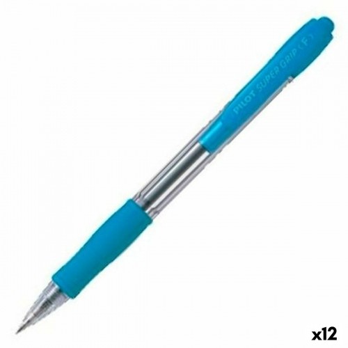 Pen Pilot Supergrip Blue 0,4 mm (12 Units) image 1