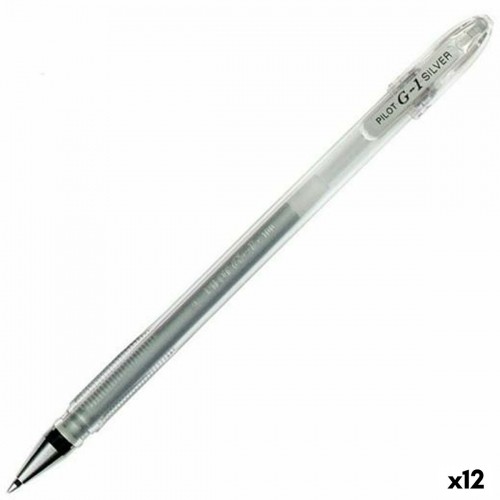 Ручка Roller Pilot G-1 Серебристый Чаша 0,4 mm (12 штук) image 1