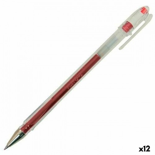 Roller Pen Pilot G-1 Red 0,3 mm (12 Units) image 1