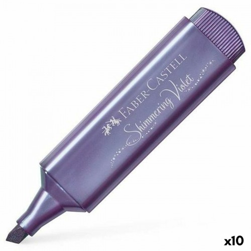 Флуоресцентный маркер Faber-Castell Textliner 46 Фиолетовый 10 штук image 1