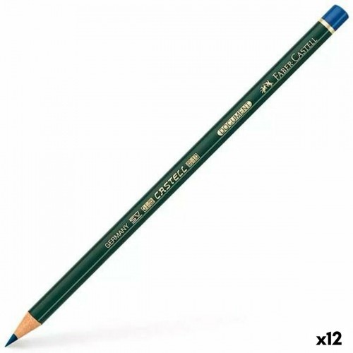 Pencil Faber-Castell Document Blue Circular (12 Units) image 1