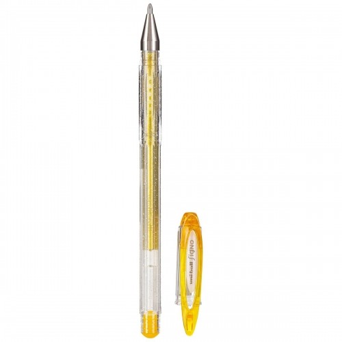 Liquid ink ballpoint pen Uni-Ball Sparkling UM-120SP Позолоченный 12 штук image 1