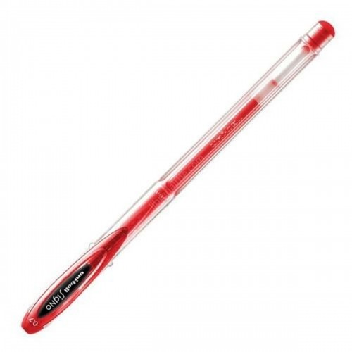 Liquid ink pen Uni-Ball Rollerball Signo Angelic Colour UM-120AC Red 0,45 mm (12 Pieces) image 1