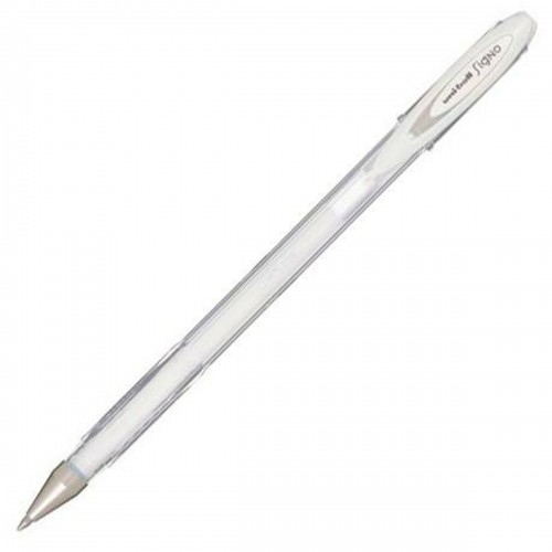 Liquid ink pen Uni-Ball Rollerball Signo Angelic Colour UM-120AC White 0,45 mm (12 Pieces) image 1