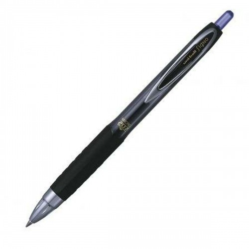 Liquid ink ballpoint pen Uni-Ball Rollerball Signo UM-207 Синий 12 штук image 1