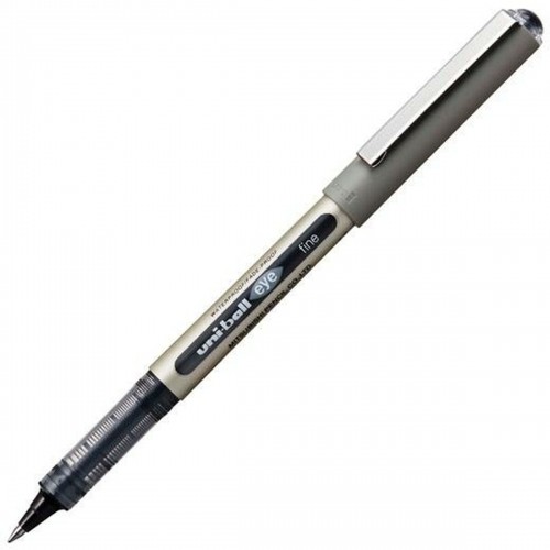 Liquid ink ballpoint pen Uni-Ball Rollerball Eye Fine UB-157 Чёрный 12 штук image 1