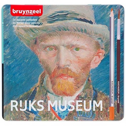 Watercolour Pencils Bruynzeel Van Gogh Multicolour 24 Pieces image 1