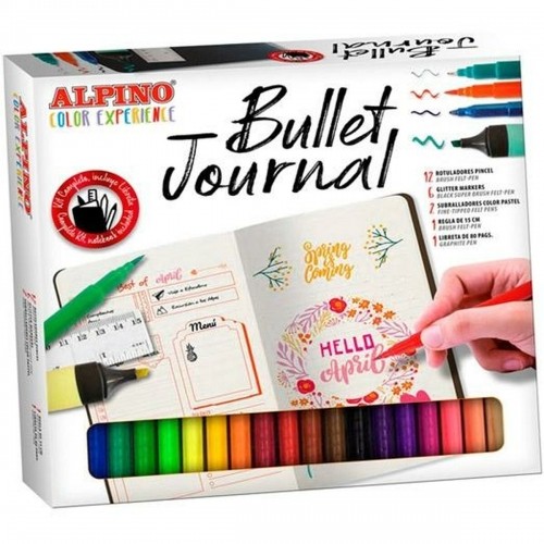 School Set Alpino Bullet Journal Color Experience 22 Pieces image 1