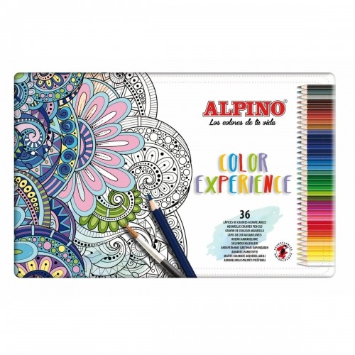 Akvareļu krāsainie zīmuļi Alpino Color Experience Daudzkrāsains 36 Daudzums image 1