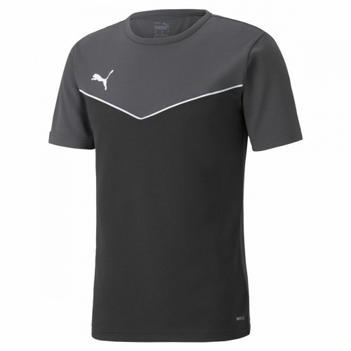 Men’s Short Sleeve T-Shirt Puma individualRISE Black Grey image 1