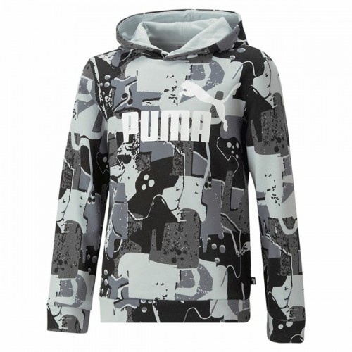 Толстовка с капюшоном детская Puma Essentials+ Street Art Чёрный Серый image 1