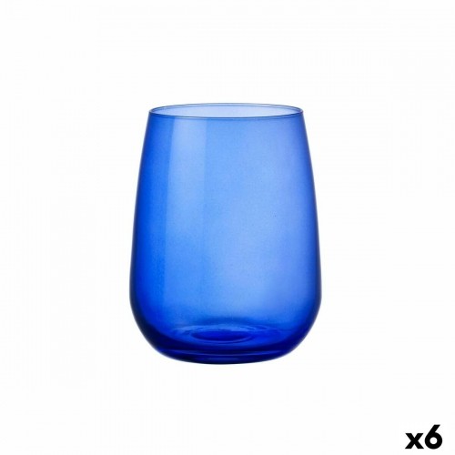 Glass Bormioli Rocco Restaurant Cobalto Blue Glass (430 ml) (6 Units) image 1