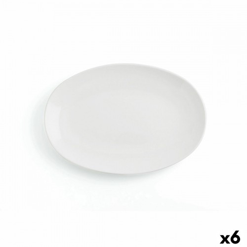 Serving Platter Ariane Vital Coupe Oval Ceramic White Ø 32 cm 6 Pieces image 1