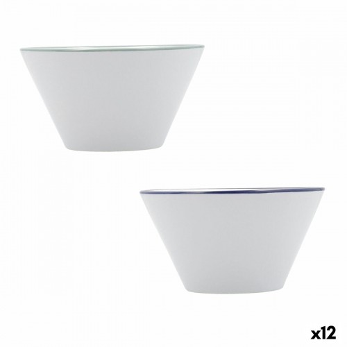 Bowl Quid Vita Tribal Breakfast Ceramic White (500 ml) (12 Units) image 1