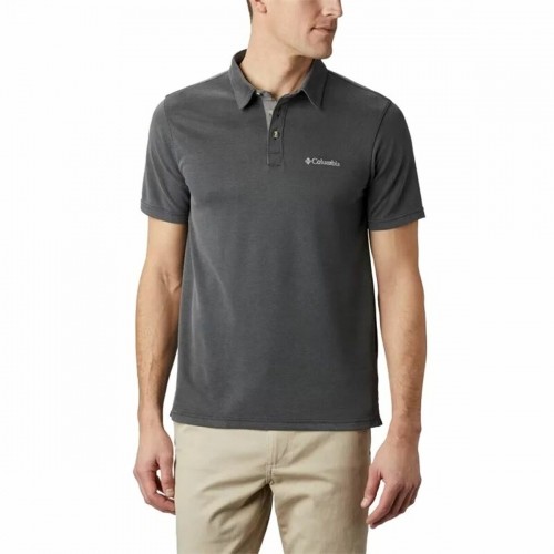 Men’s Short Sleeve Polo Shirt Columbia Nelson Point™ Black image 1